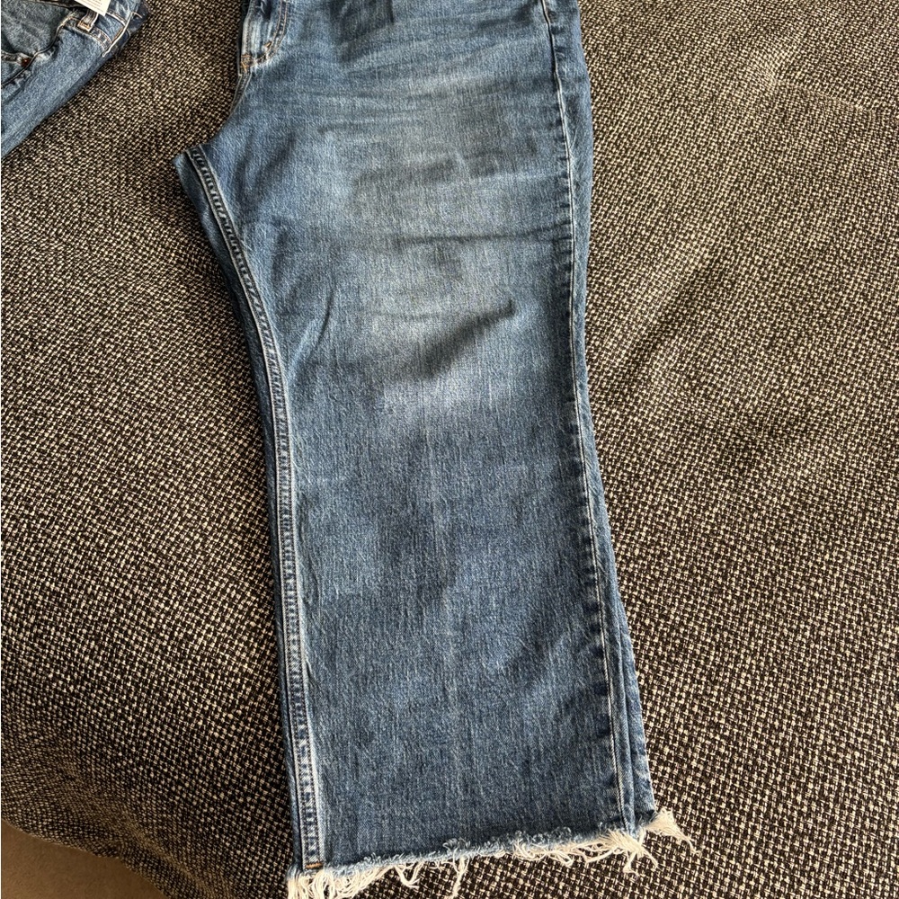 Abercrombie & Fitch Light Blue Straight-Leg Jeans